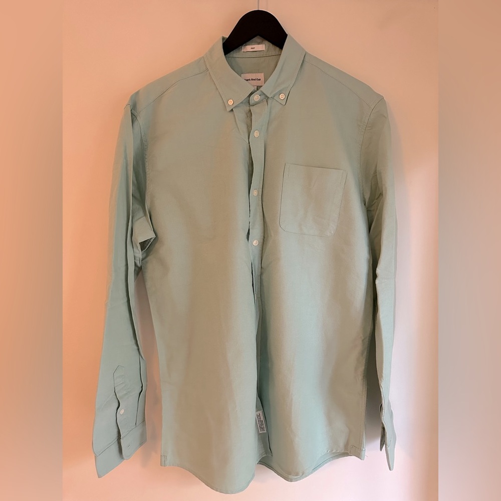 Frank and Oak Jasper Shirt - mint green